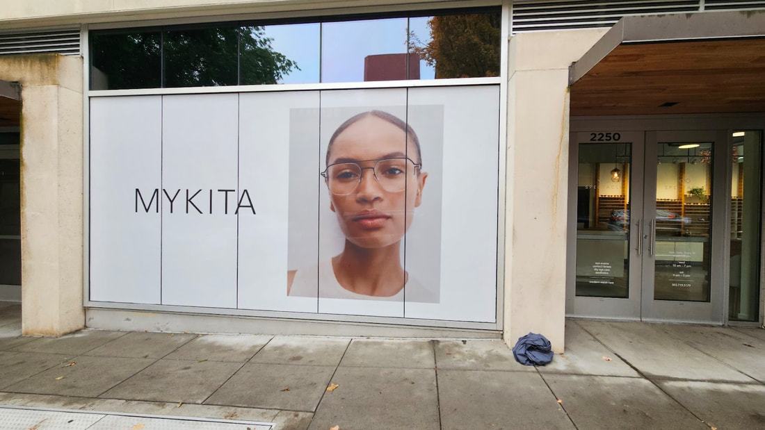 Boutique storefront graphics