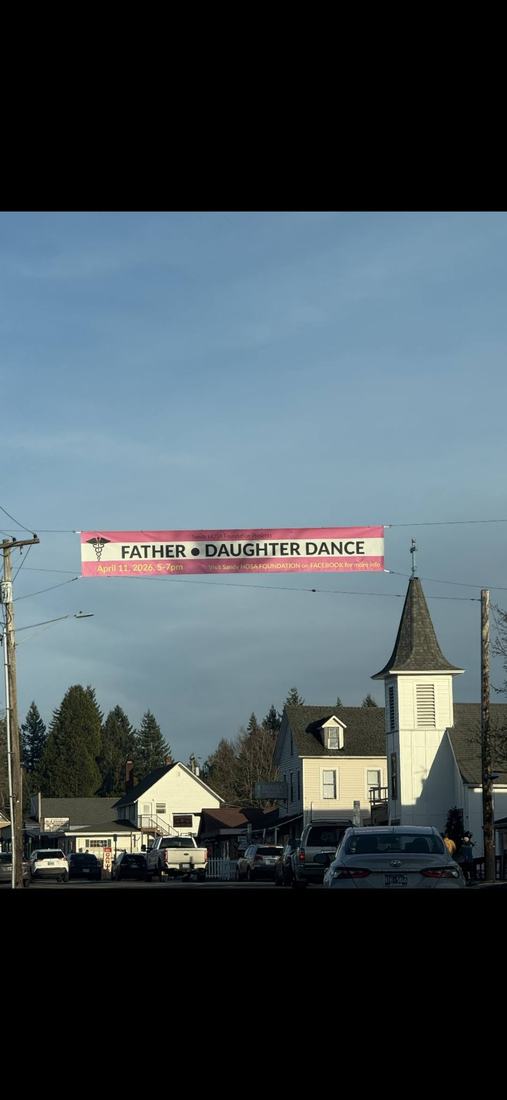 Across-the-street event banner
