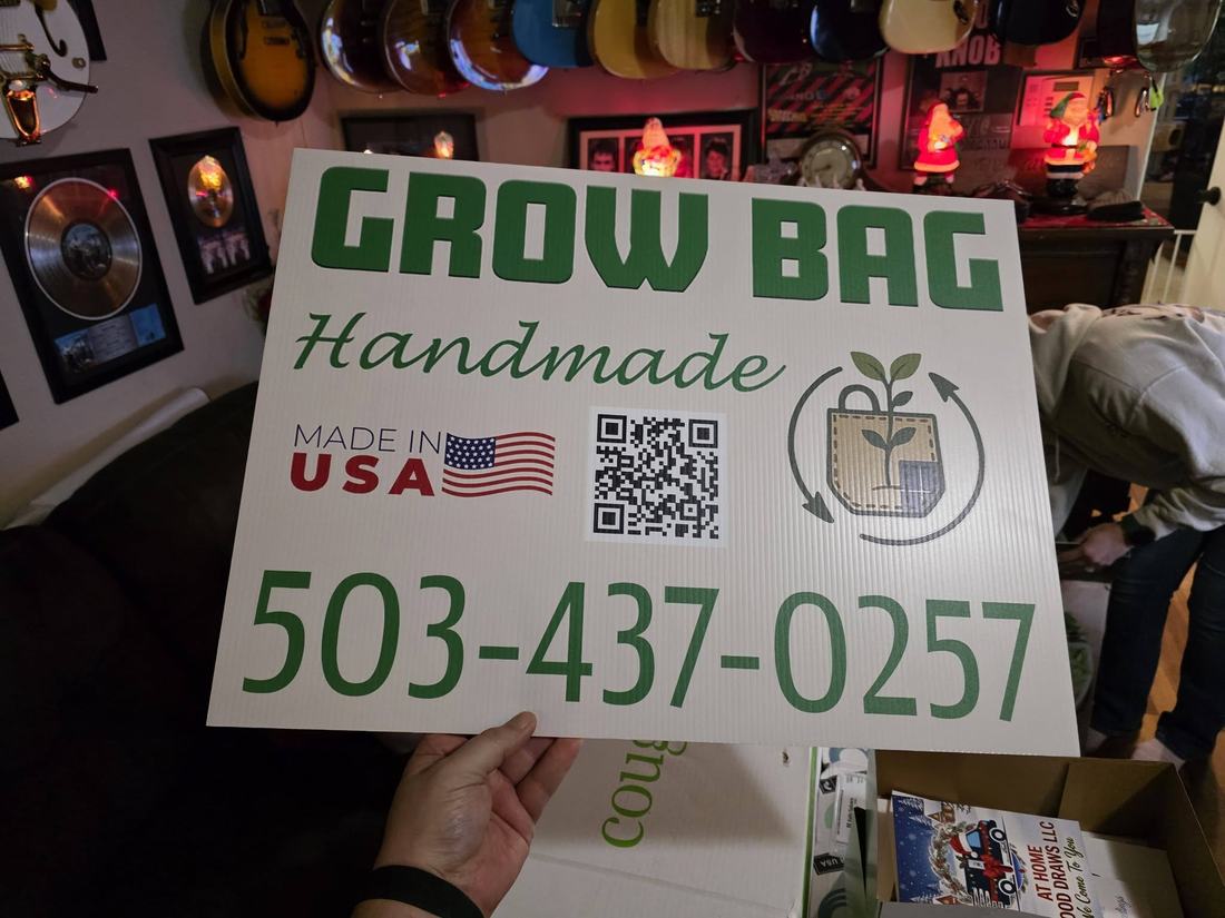 Yard signs with QR codes